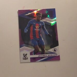 Jeffrey Schlupp Soccer Card with Vibrant Colors